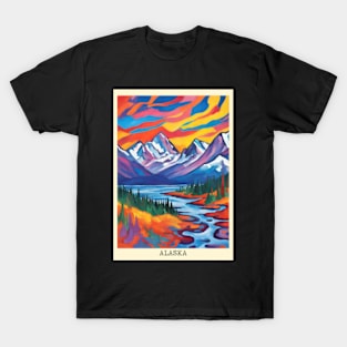 fauvism art of Alaska usa 5 T-Shirt